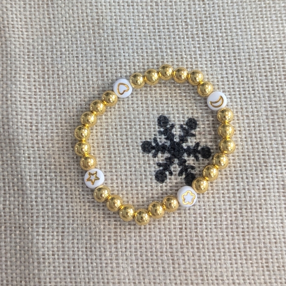 3 Handmade Beaded Bracelet Stack - Picture 5 of 5